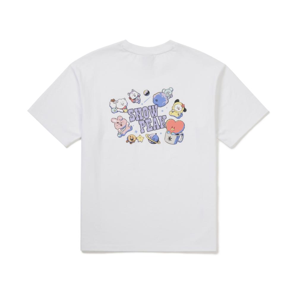 [Snowpeak] [Snow Peak I BT21] Women's Graphic Short Sleeve T-Shirt (S26MWFTS92)