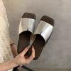 Women's Slippers Go Out Wearing Fairy Seaside Beach Soft Flat One-word Sandals