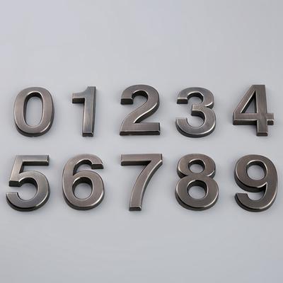 Отличный номер двери, многоцелевой, простая установка, ABS 0-9, номера адреса квартиры, декор