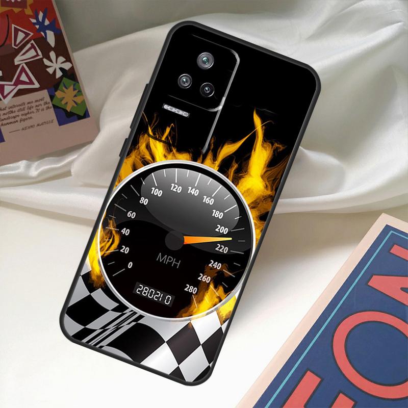 Автомобильный приборный щиток Funda для POCO M6 Pro X3 X4 X5 X6 M5s F3 F5 Xiaomi 13T Pro 12T 11T 12 13 Lite 14 Ultra Case