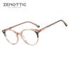 ZENOTTIC Fashion Unisex Round Non Prescription Optical Glasses Frame Clear Lens Comfortable Daily Casual Eyewear
