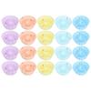 20Pcs Small Cake Cup Baking Mold Reusable Easy Clean Silicone Mini Cupcake HoldersThread Set