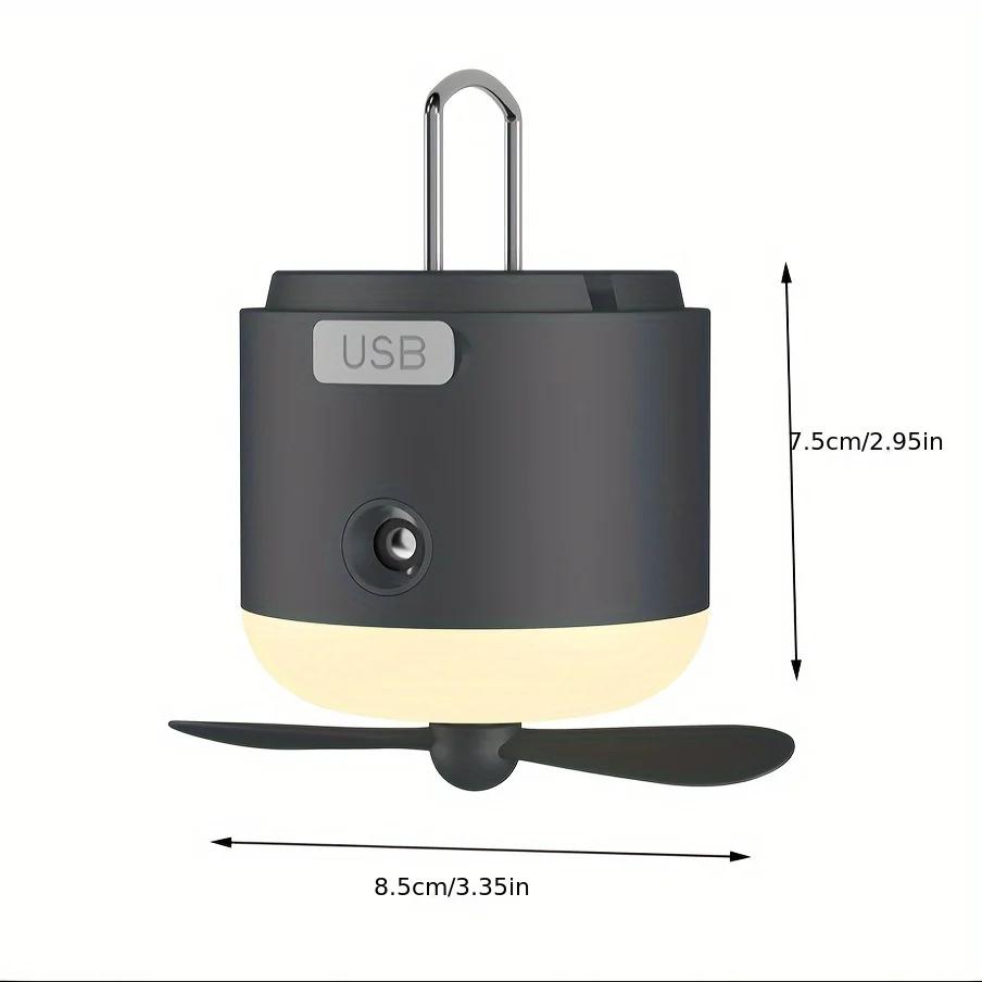 LED camping lights USB charging tent light, water can be added and spray can be applied, picnic, emergency multi-function light