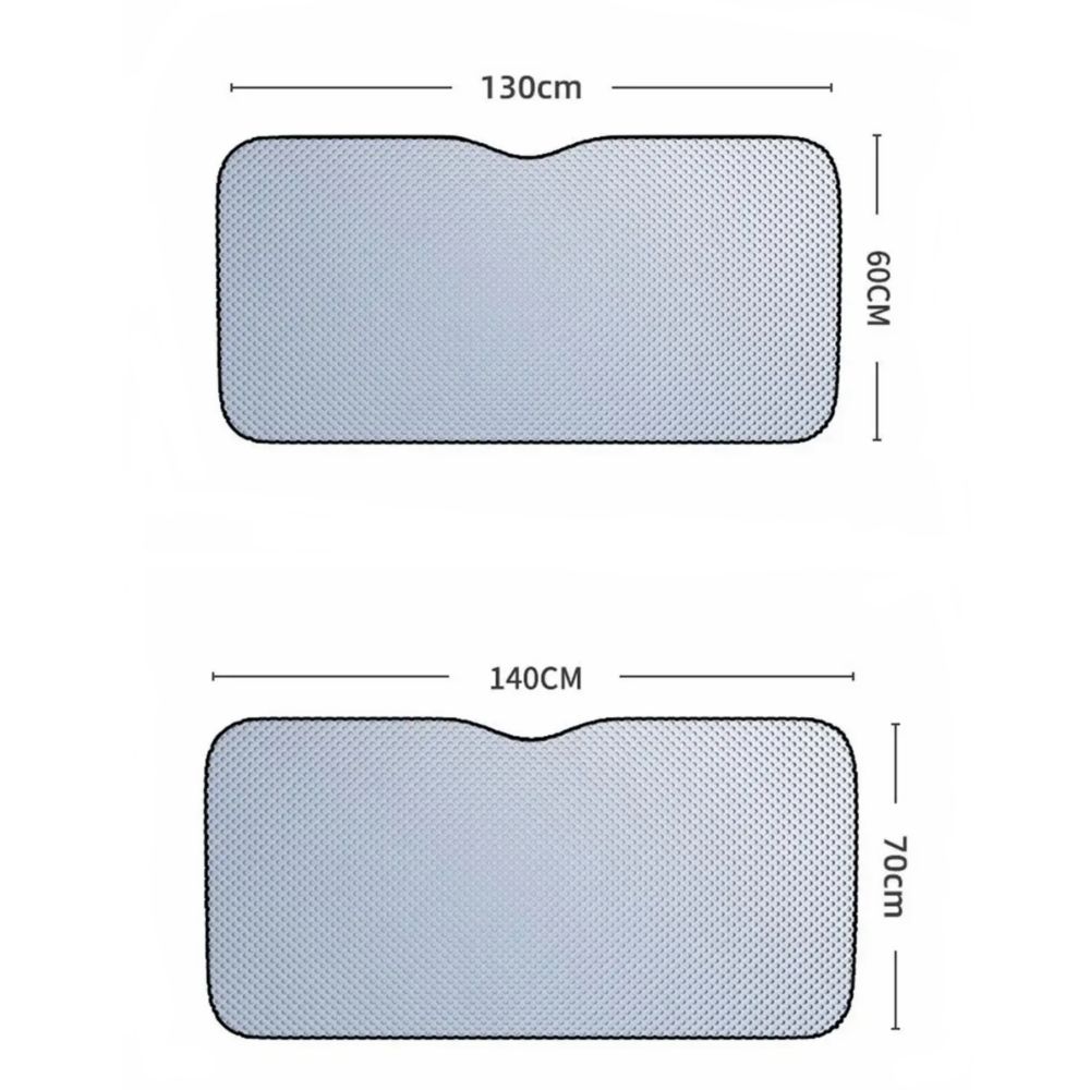 Silver Car Windshield Sunshade Heat Insulation Auto Sun Catcher Cover  Summer