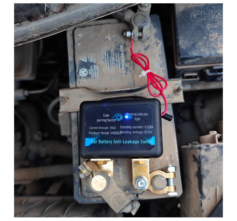 Умный пульт дистанционного отключения аккумулятора автомобиля, 12 В, реле из чистой меди и ножевой выключатель