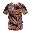 3D Print Scary Snake T Shirt Men Python Animal Graphic Tees Summer Street Women O-Neck Tops Loose Fashion Oversize T-Shirts