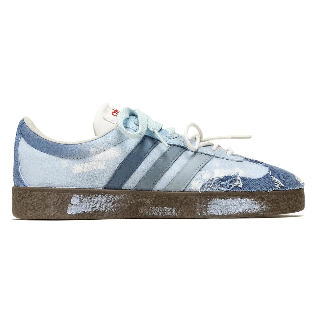 adidas Низкие кеды для скейтбординга VL COURT 2.0, унисекс, небесно-голубые, HQ1802(Команда256-)
