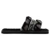 Puma Fluff Remix Plush Comfort EVA Slide Sandals Women Sandals Black Gray 390970-02