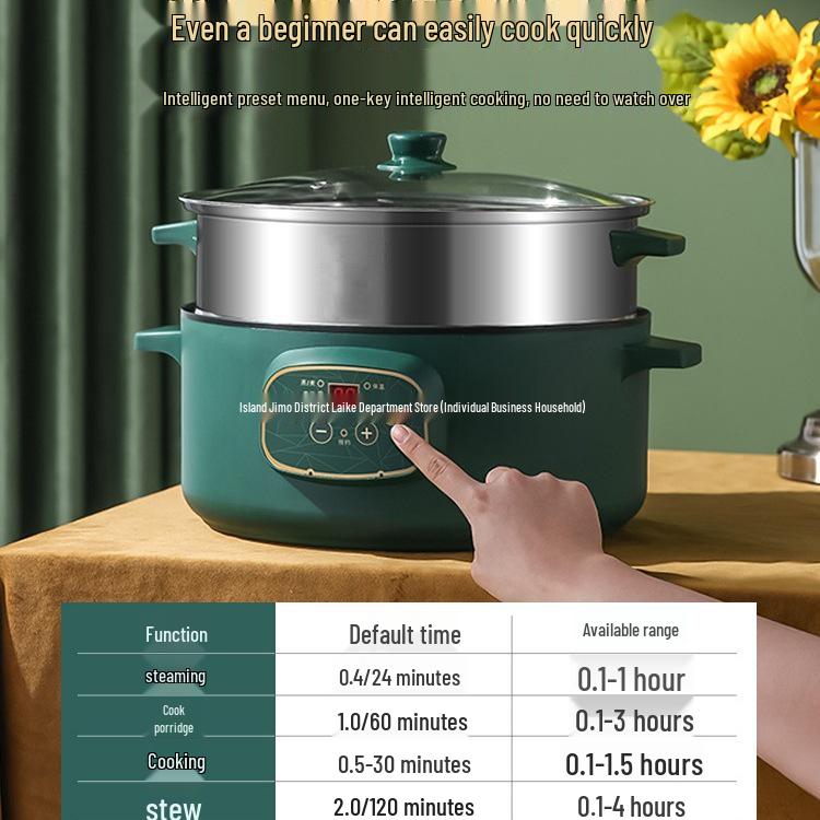 Интеллектуальная многоуровневая электрическая пароварка: Большая емкость, трехслойный, для многофункционального домашнего использования