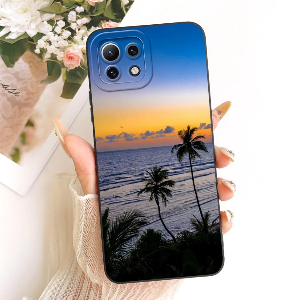 Чехол для Xiaomi Mi 11 Lite Чехол для Xiaomi Mi 11 Lite 5G Модный Мультяшный Милый Смешной Расписной Силиконовый Чехол для Телефона