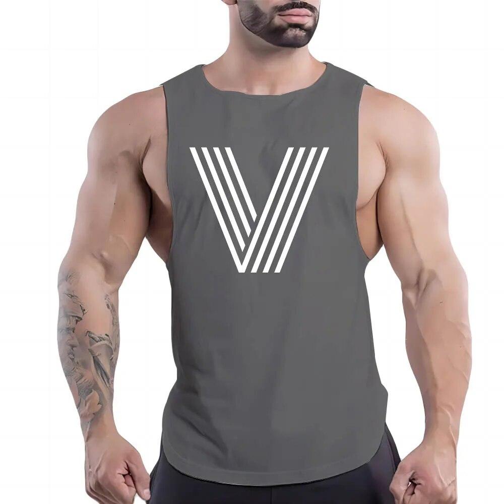 Летний мужской жилет с круглым вырезом для фитнеса и отдыха на открытом воздухе, креативный узор, многоцветная рубашка без рукавов с 2d принтом