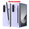 Samsung Galaxy Z Fold 7 6 5 4 3 Fold7 for Samsung Z Fold 7 6 Case with S Pen Holder and Pen Slim Matte PC Shockproof Cover