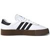 adidas Белые женские кроссовки Sambarose Cloud Core-Black Gum AQ1134