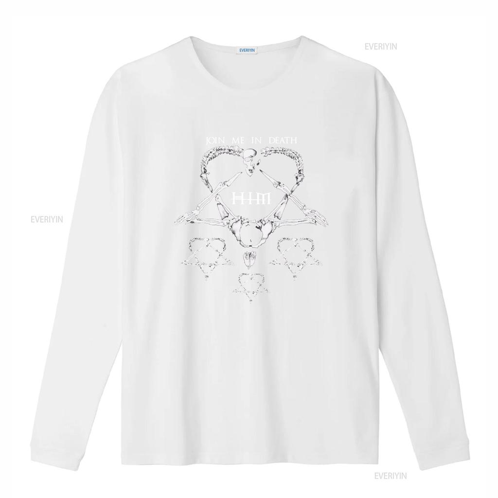 Его Heartagram присоединяйся ко мне в смерти тяжелая черная футболка с коротким рукавом винтажная стираная с принтом повседневная стильная эластичная унисекс