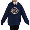 Vintage Plush Thick Hooded Sweater: Women's Long-Sleeve Autumn/Winter Top