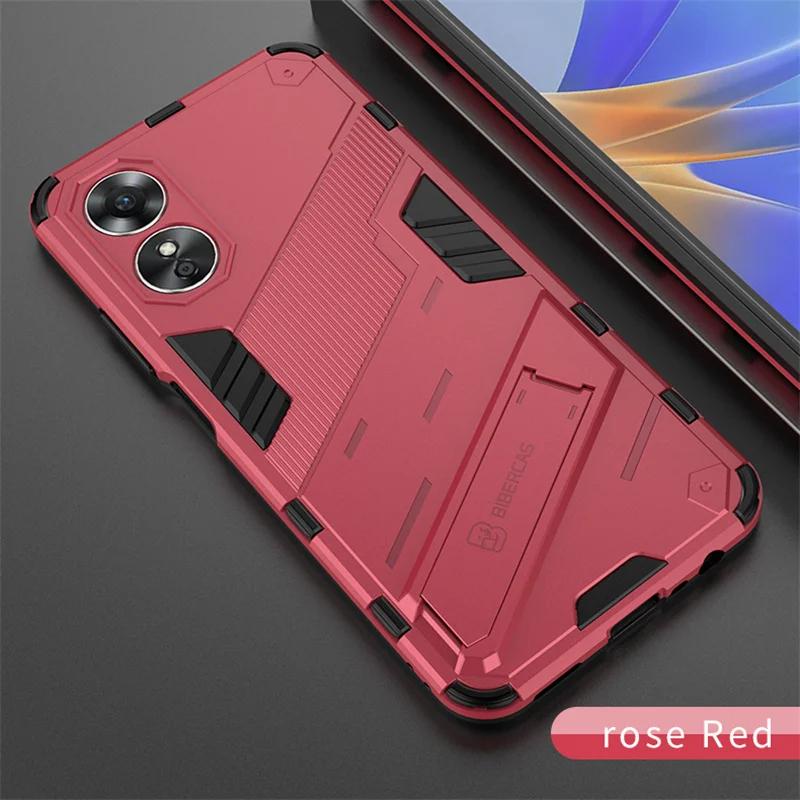 Для OPPO A17 A97 A57 4G противоударный бронированный чехол задняя крышка магнитная подставка противоударные защитные чехлы для телефонов Coque