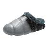 Men's Cotton Slippers Winter New High-Quality Indoor Thick-Soled Fleece-Lined Color-Block Cotton Shoes