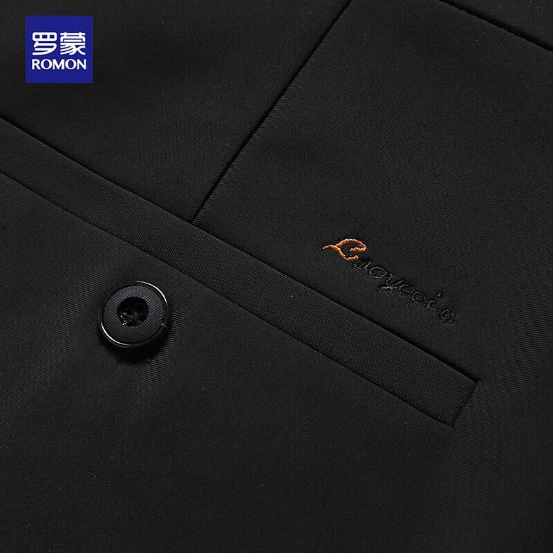 Мужские брюки Luomeng с высокой эластичностью, устойчивые к сминанию, прямого кроя, повседневные