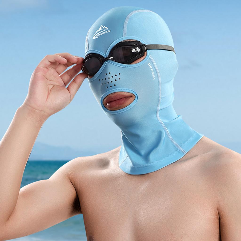 Summer UV Protection Face Mask For Men And Women Quick Drying Polyester Spandex XTJ126