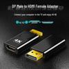 Адаптер DisplayPort на HDMI 4K для телевизоров и компьютерных мониторов