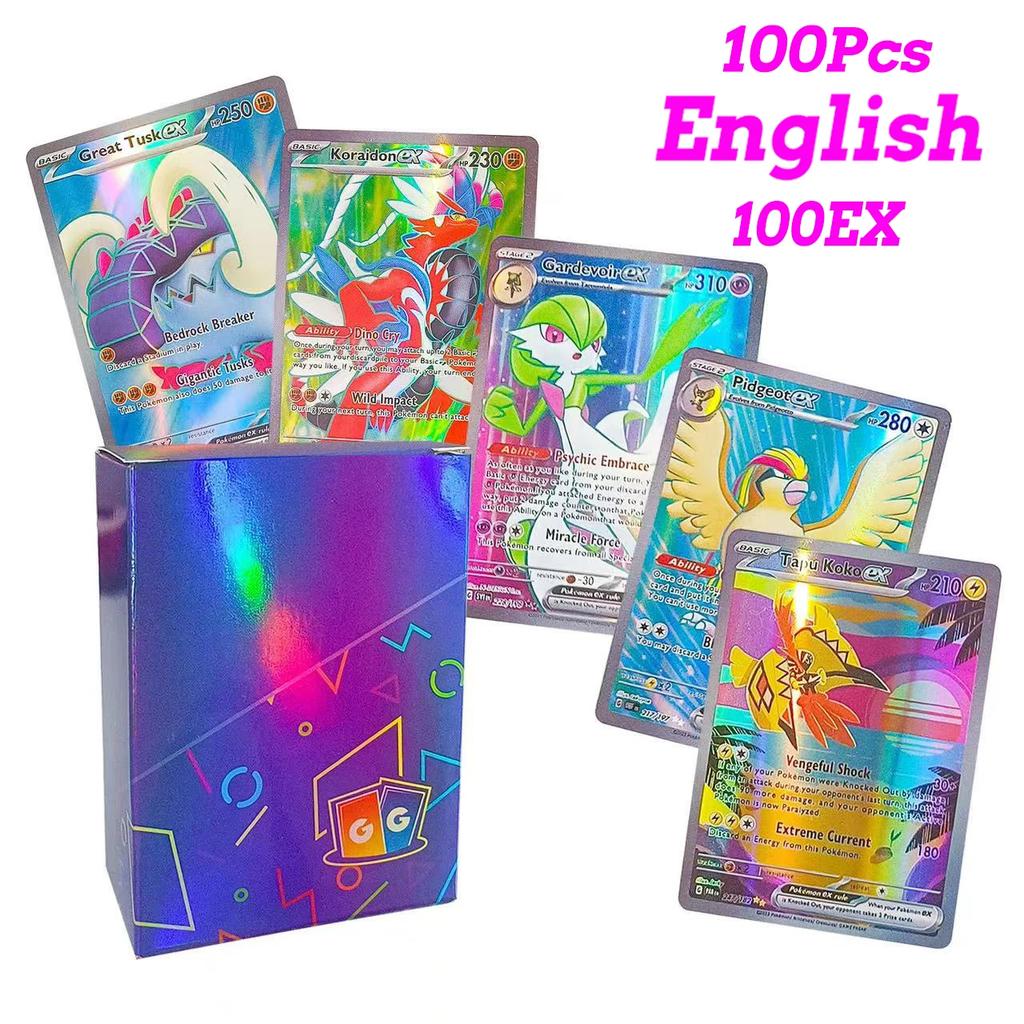 Pokemon Cards Vmax Vstar EX GX Energy Toys  Playsets Card No Repetition Exceed Evolution Charizard Full Flash Card Multiple People Battle