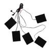 USB Нагревательная подушка Моющаяся Пришивная 3 Режима регулировки 5 в 1 Ткань из углеродного волокна Электрическая нагревательная подушка