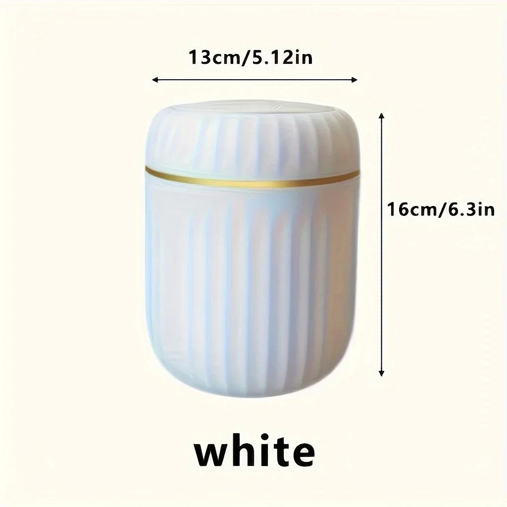 Light luxury mini sized desktop trash can suitable for offices, family desks, space saving storage boxes, easy to clean
