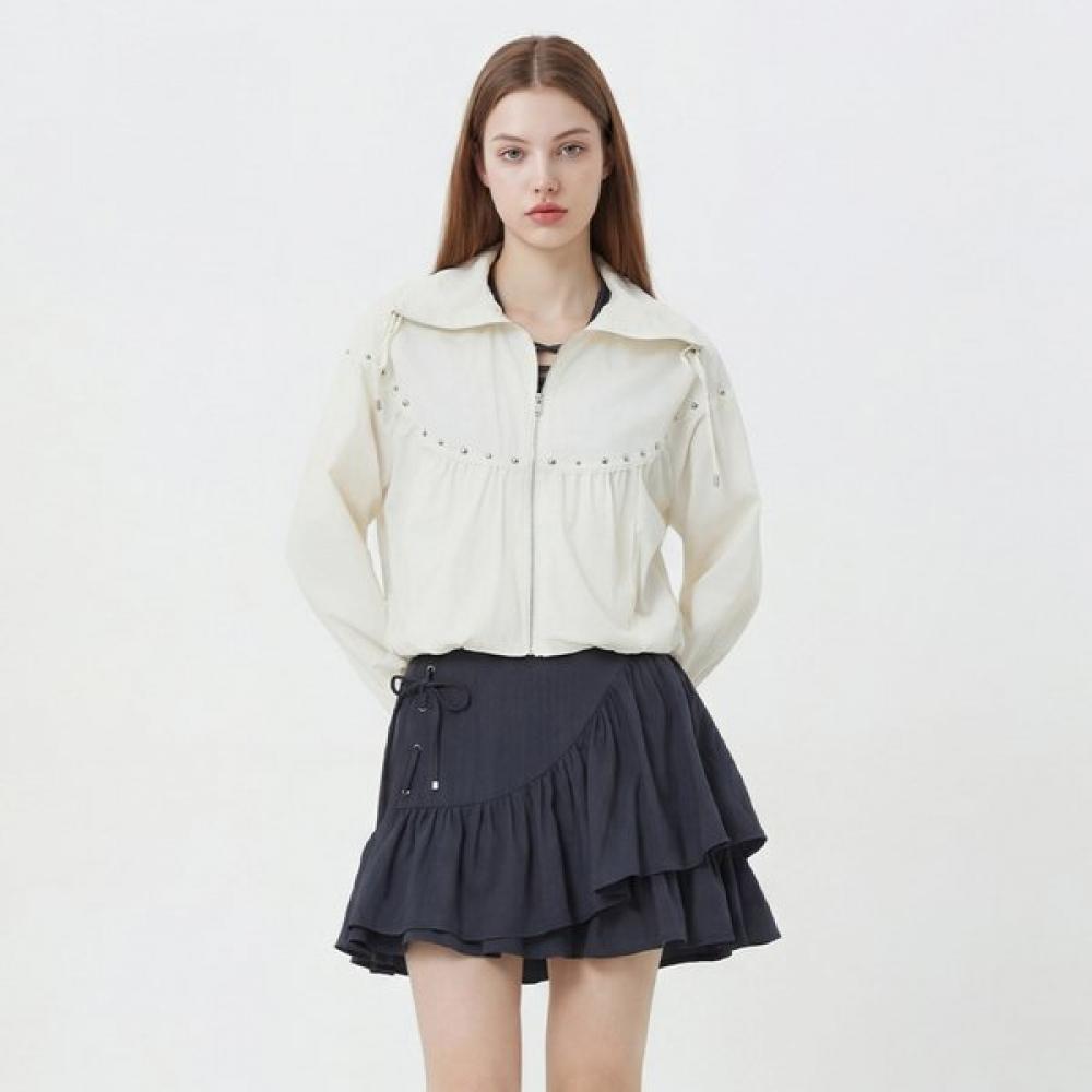 Egoist Nylon Wave Shirring Jumper  Es2tz400 