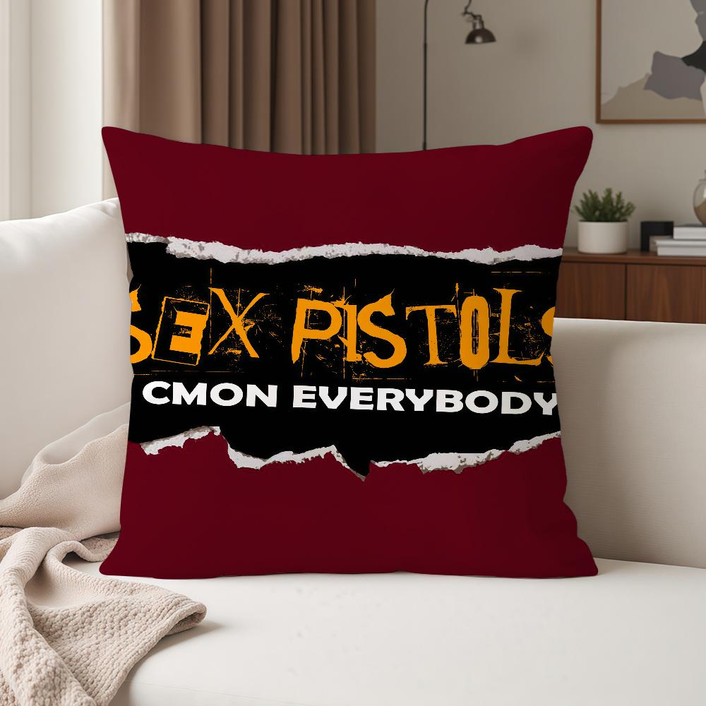 Band Sex P-Pistols-S Pillow Case Suitable For Bedrooms Living Rooms Cars Home Decoration