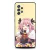 Чехол для телефона F-Fate Apocrypha Astolfo для Samsung S 25,24,23,22,30,21,10,9,Ultra,Plus,Lite,FE,4,5G Черный Мягкий чехол