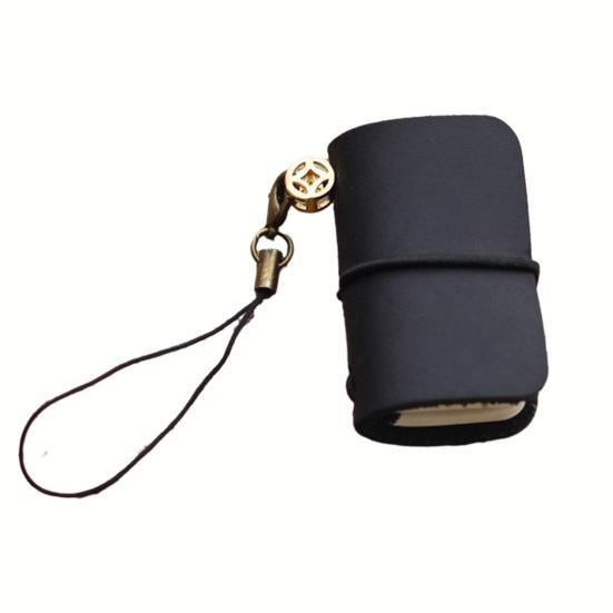 Винтажный милый мини-блокнот с обложкой из искусственной кожи и ремешком, сменный, крошечный дорожный журнал, маленький карманный дневник с книжным блоком для путешествий, для записей