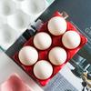 6-сеточный керамический лоток для хранения яиц, держатель для яиц, дозатор для холодильника, бытовой ящик для хранения яиц, кухонный органайзер, контейнеры