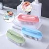 Scrubbing Brush Hard Bristled Laundry Clothes Shoes Scrubbing Brush Portable Plastic Hand Cleaning Brush Kitchen Bathroom