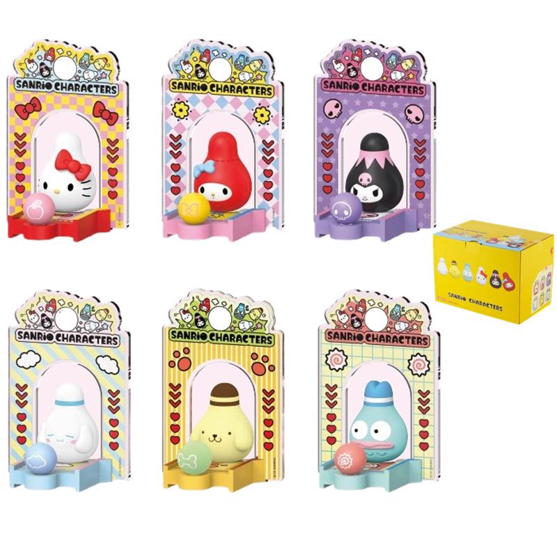 Семейный боулинг-клуб Sanrio Игрушка-фигурка из слепого пакета и настольное украшение