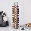 Plating Coffee Capsules Stand Rack 360 Degree Rotatable Coffee Capsule Rack Tower  Coffee Tools