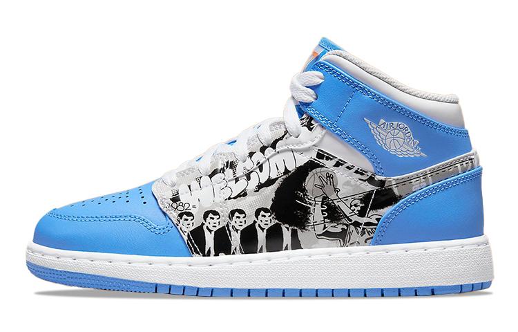 Jordan 1 Школьная игровая кроссовка Mid Winner GS DR6492-100
