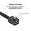 Надежный кабель SFF 8643 на 4 SAS 29P, 50 см/1,6 фута, 12 Гбит/с, высокоскоростной кабель Mini SAS для жесткого диска, SFF 8643 на SAS-шнур, для серверных жестких дисков