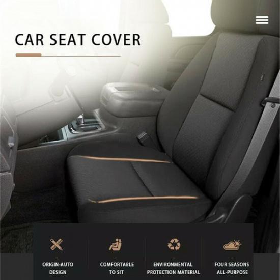 For Chevy Silverado 1500 2500HD 3500HD 2007-2014 DRIVER Bottom Cloth Seat Cover