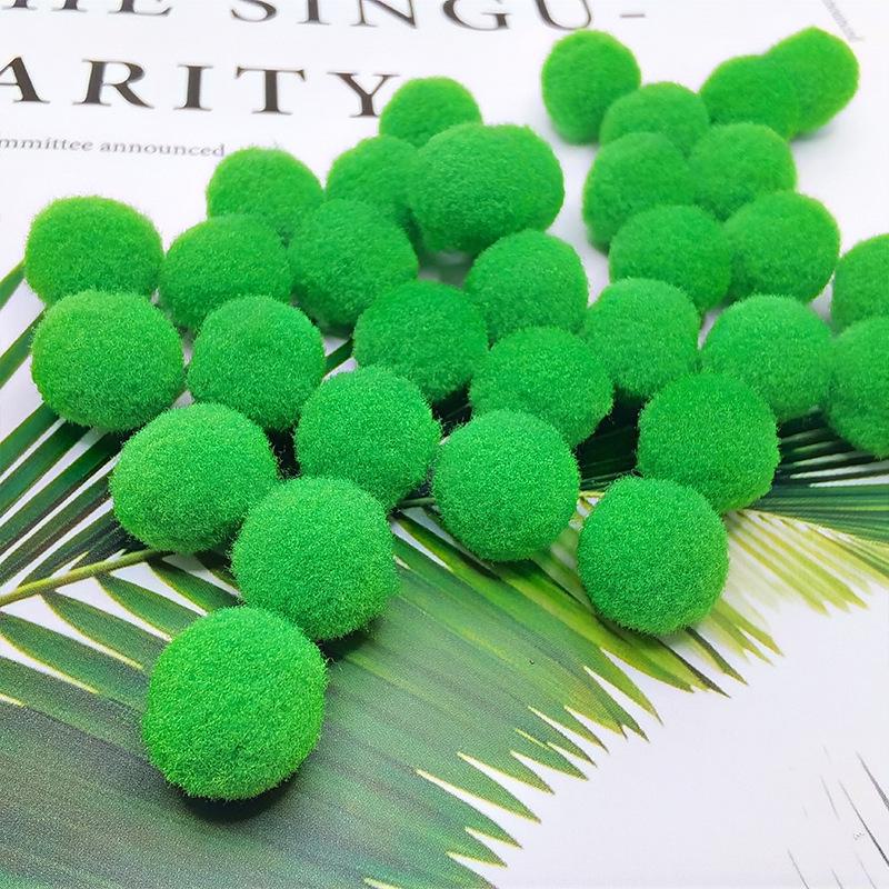 Разноцветные эластичные помпоны для поделок своими руками для детей - плюшевые, красочные шарики для творческих проектов и украшений