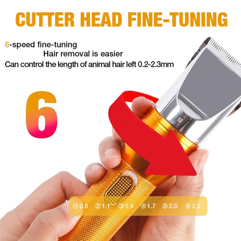 AT63-Home Pet Hair Trimmer 220V 380W Electric Shearing Machine(Cat, Dog, Sheep) Carpet Tufting Scissors