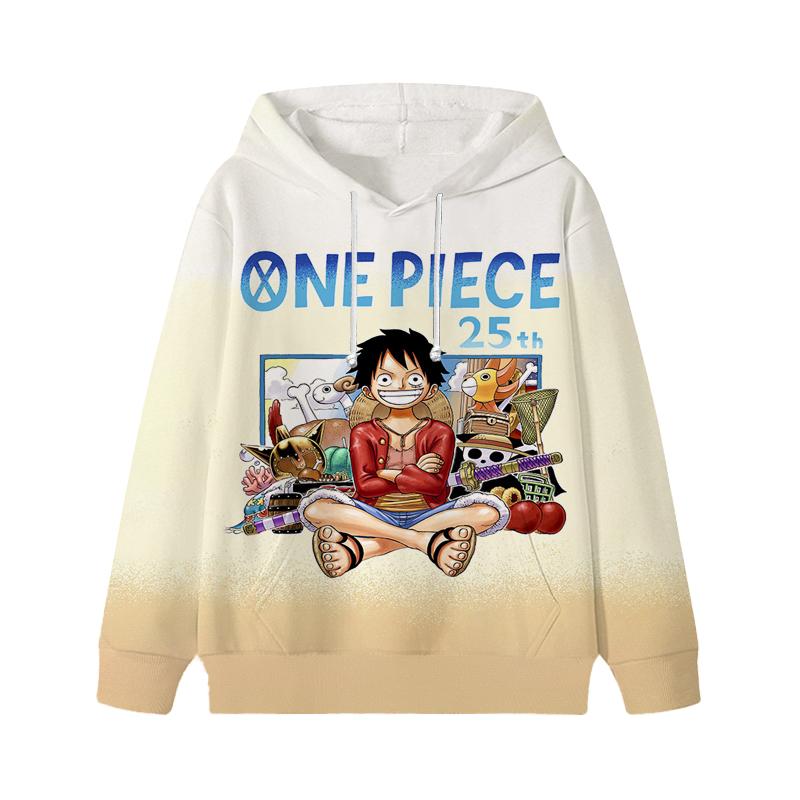 One Piece Luffy Wanted Детские толстовки с капюшоном Осень-Зима Детские бархатные пуловеры Повседневная одежда для детей Девочек и мальчиков Мультфильмы Kawaii Топы Толстовки