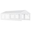 8m x 4m Garden Gazebo Marquee Party Tent Wedding Portable Garage Carport Event shelter Car Canopy Outdoor Heavy Duty Steel Frame Waterproof Rot