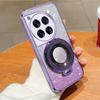 Держатель для кольца, блестящая наклейка, хромированный блестящий гелевый чехол из ТПУ с держателем для кольца для OnePlus 12 5G 11 10 Pro, противоударный защитный чехол