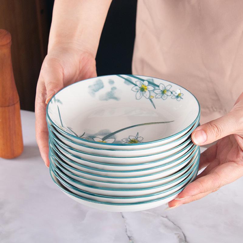 Керамические десертные тарелки «Нарцисс» 6,25 дюйма, упаковка из 10 шт.