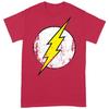 Flash Unisex Adult Distressed Logo T-Shirt