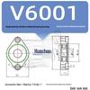 V-Type Rhombic Flange Bearing Housing with Threaded Rod Optical Axis Support C-BACA.
