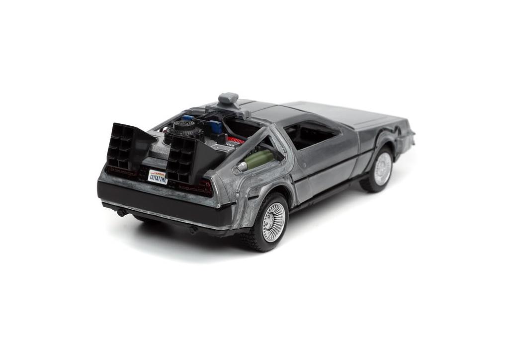 Kyosho Jada Toys Hollywood Rides Серия Back to the Future Масштаб Back to the Future I Машина времени Готовая модель JADA32185 1/32 (DeLorean)