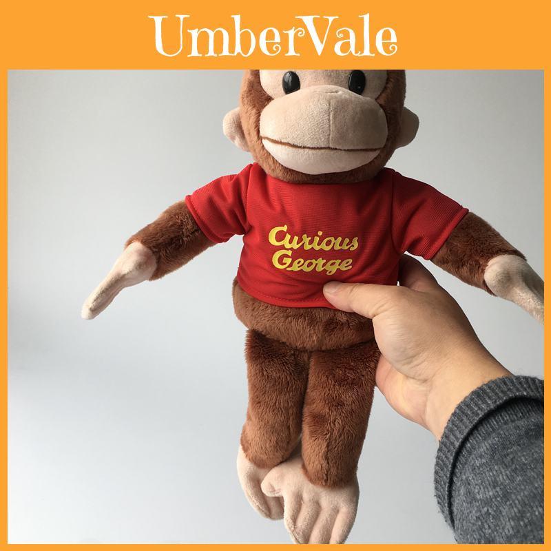 Curious George Monkey Plush Figure With Ultra Soft Short Hair For All Ages