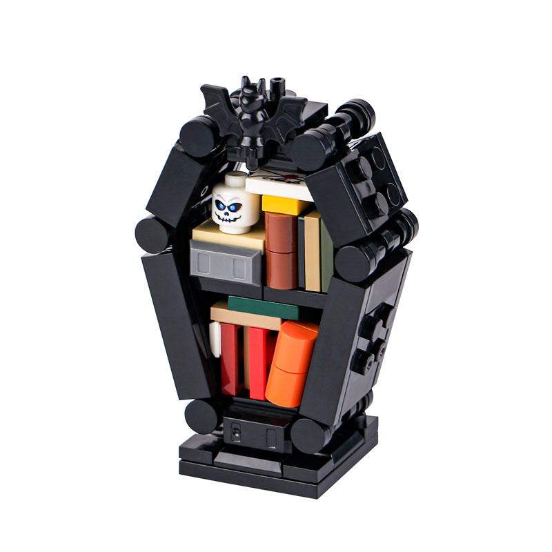 Набор конструктора MOC Bricks Игрушки DIY Тыквенная Голова на Хэллоуин Набор Строительных Блоков Фигурки Скелета Солдата Рождественский Подарок на Хэллоуин для Детей