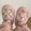 Модные женские тапочки Kawaii с кошачьими когтями, пушистые меховые плюшевые тапочки, женские домашние тапочки, милые хлопковые нескользящие зимние туфли, женский рождественский подарок